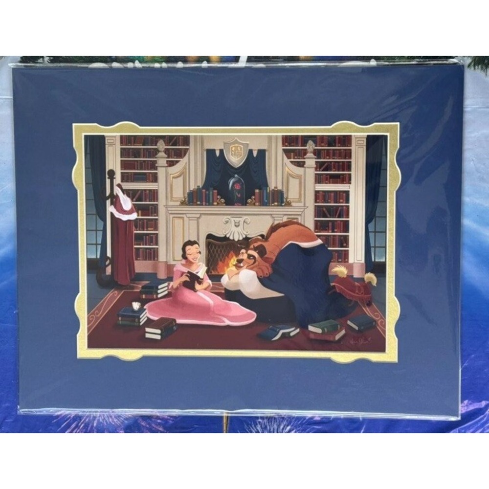 2025 Disney Parks Beauty & The Beast The Gift Ann Shen 18x14" Print